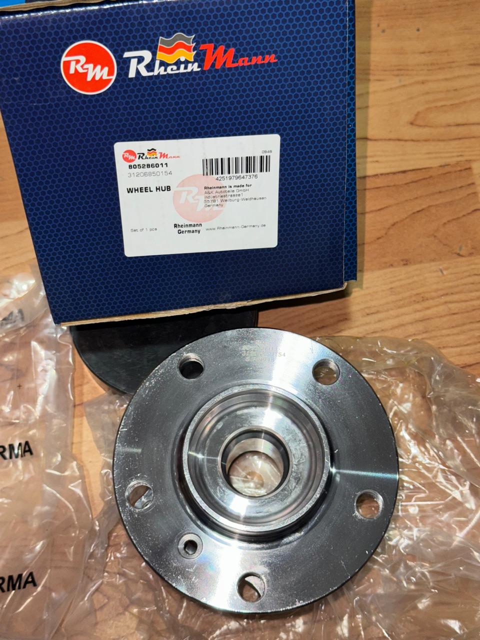BMW FRONT WHEEL BEARING 805286011 (RHEINMANN GERMAN BRAND)
